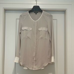 Express women’s light beige blouse